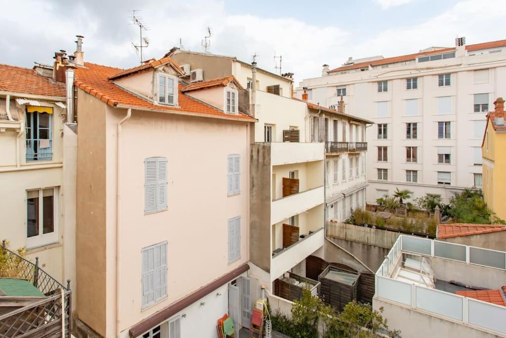 C16 - 2 Bdr Rue Antibes 4 Min Palais Festivals - Ac & Terrace Apartment Кан Екстериор снимка