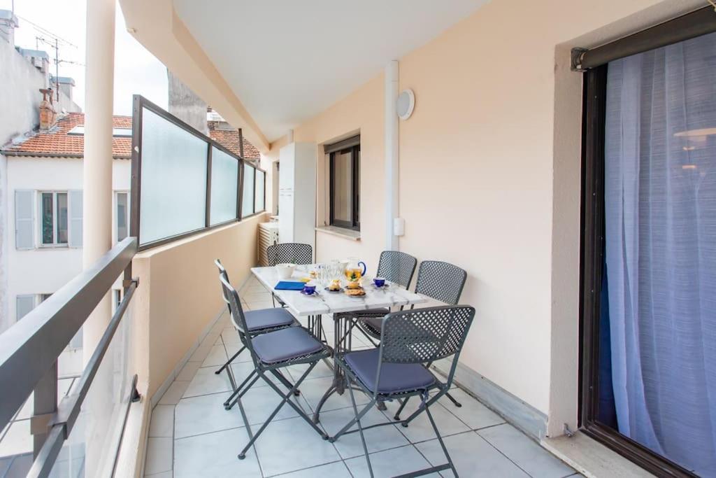 C16 - 2 Bdr Rue Antibes 4 Min Palais Festivals - Ac & Terrace Apartment Кан Екстериор снимка